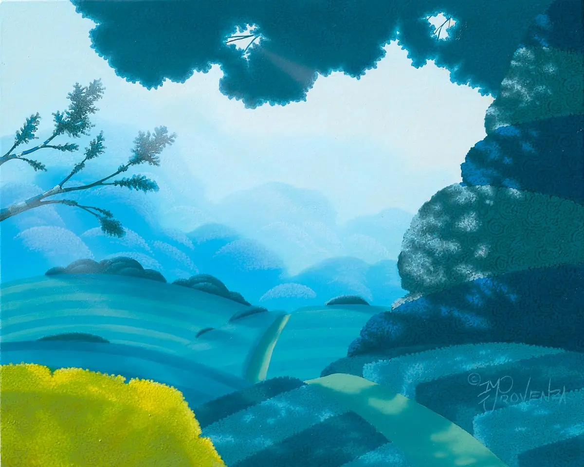 Original Painting: Moon Beams By Michael Provenza 2