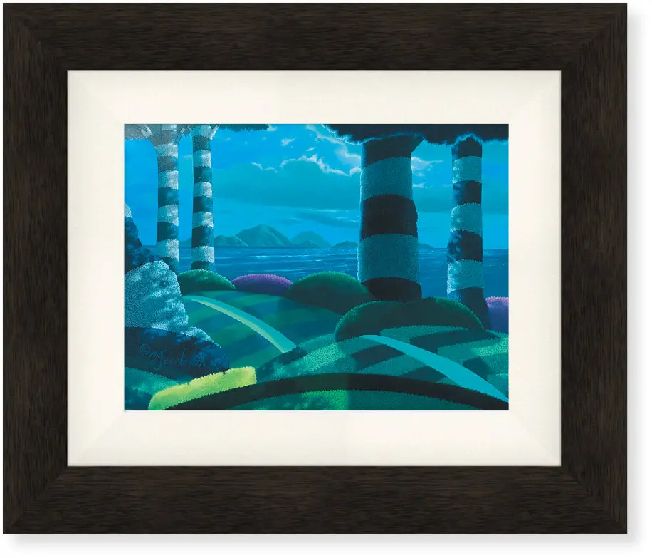 Original Painting: Moonlight Oasis By Michael Provenza 1