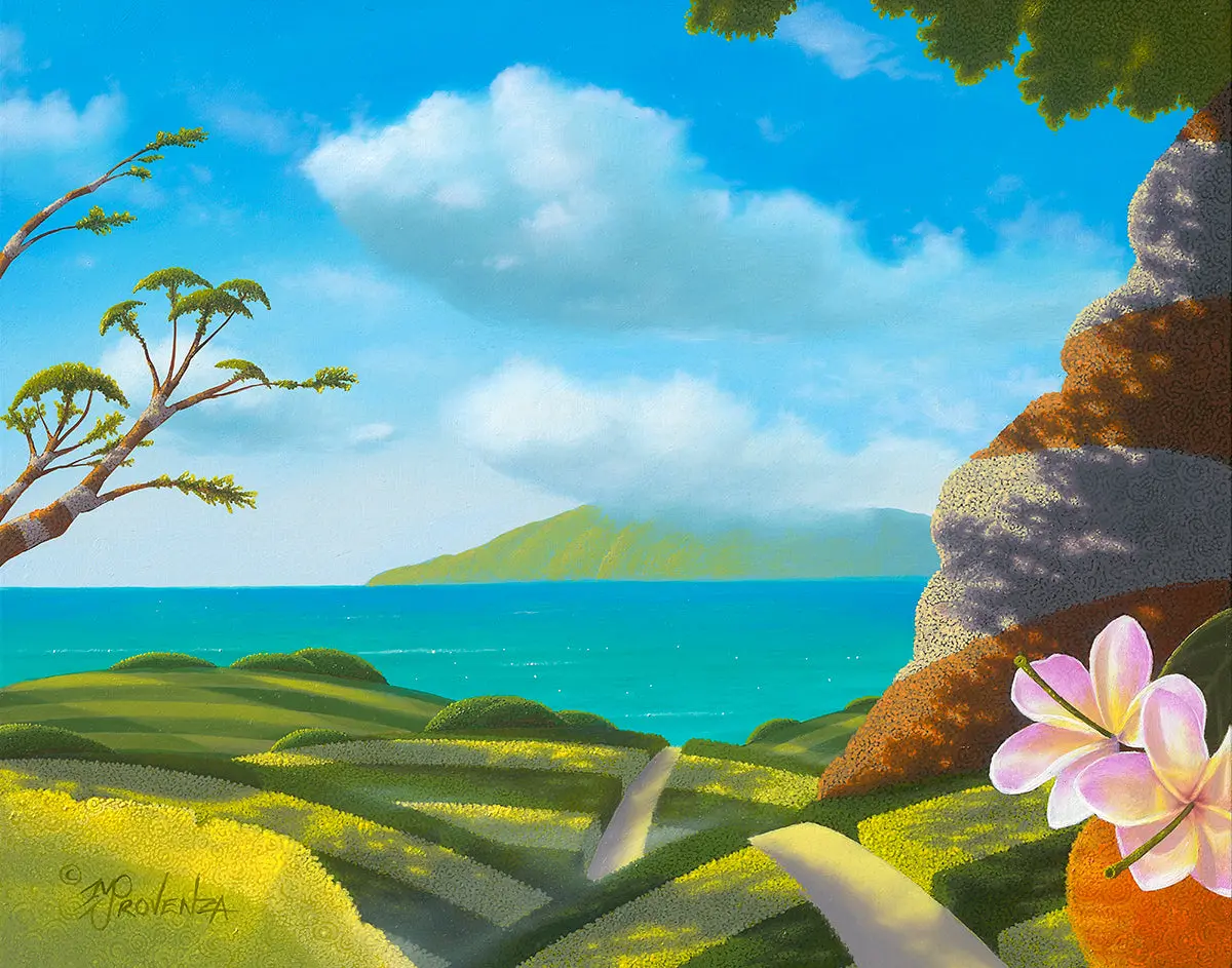 Original Painting: Pathway To Paradise By Michael Provenza 2