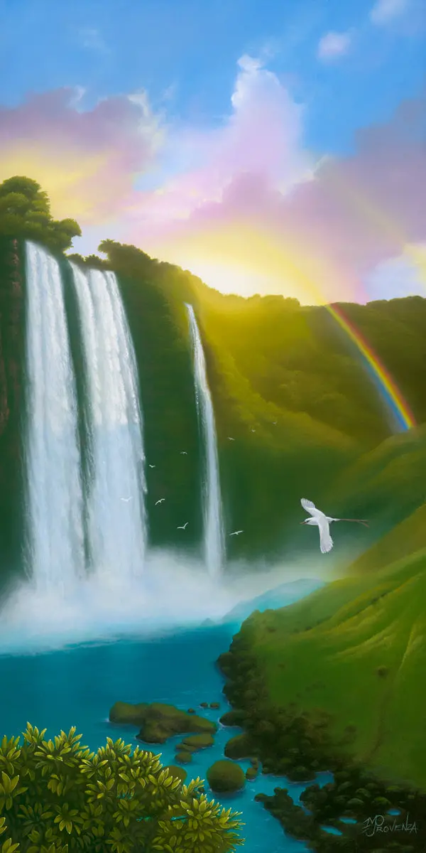 Original Painting: Utopia By Michael Provenza 2