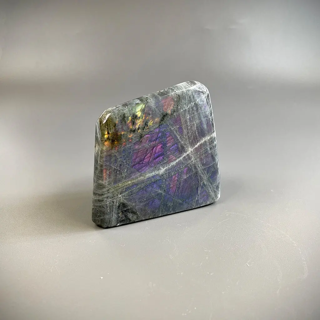 Rainbow Purple Labradorite Free Form - Ethically Sourced 2