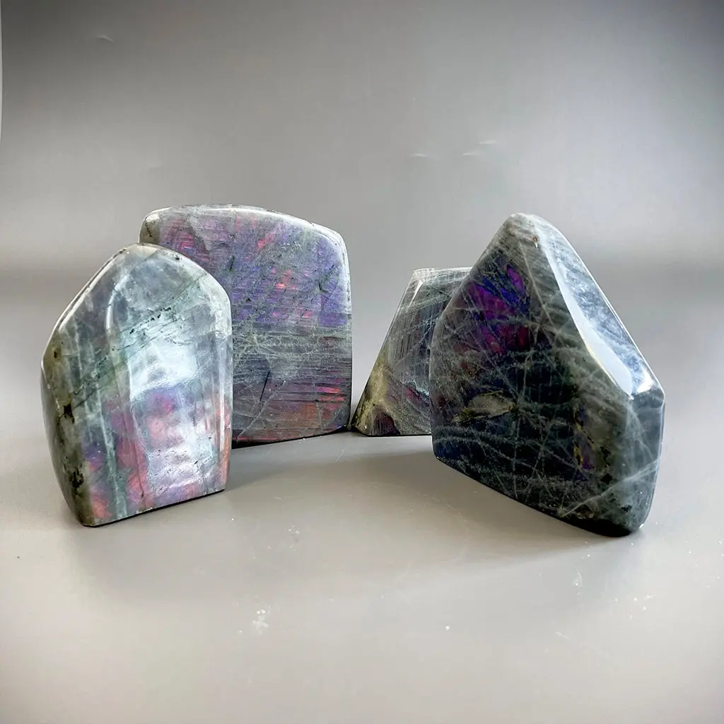 Rainbow Purple Labradorite Free Form - Ethically Sourced 1