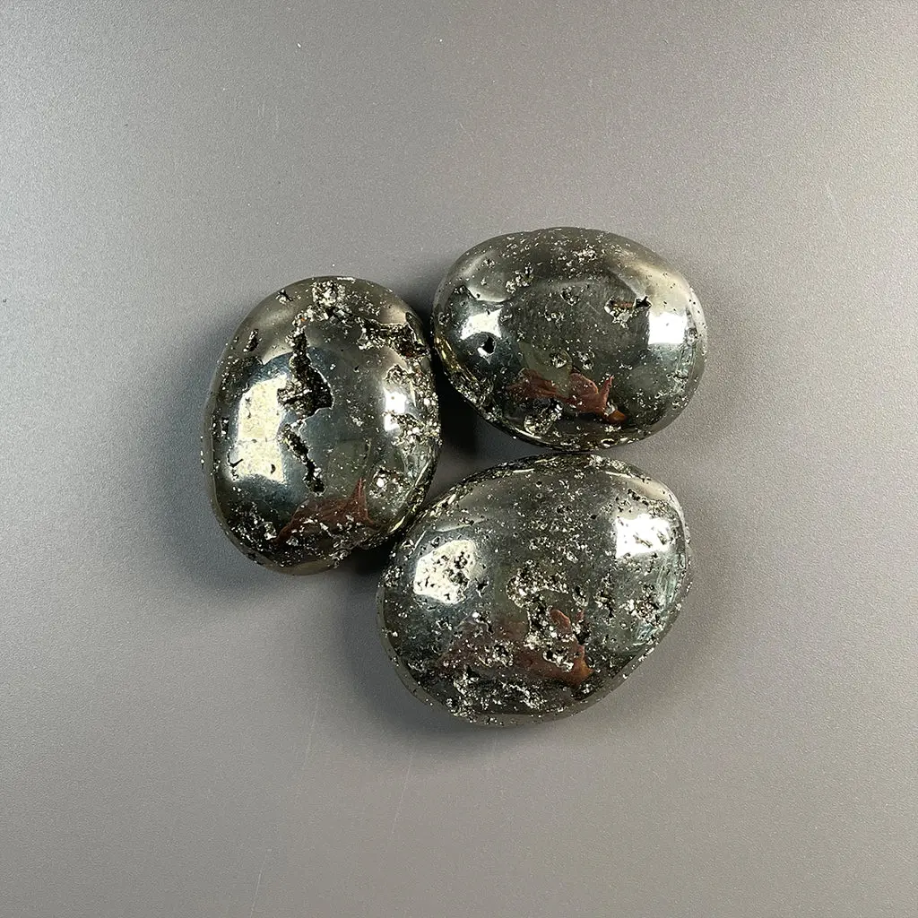 Pyrite Palm Stones - Ethically Sourced 1