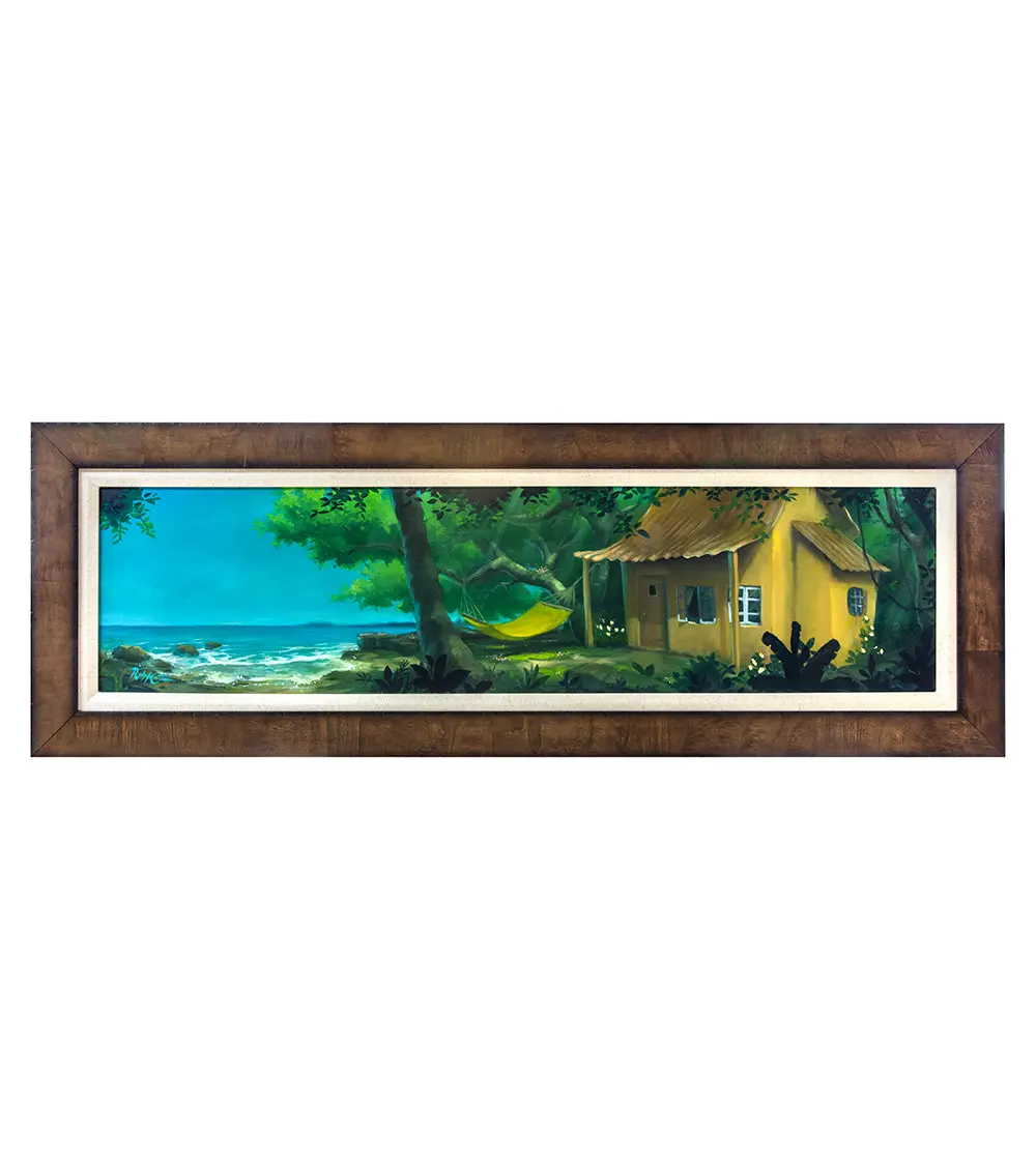Original Painting: Seaside Bungalow By Rob Kaz 1