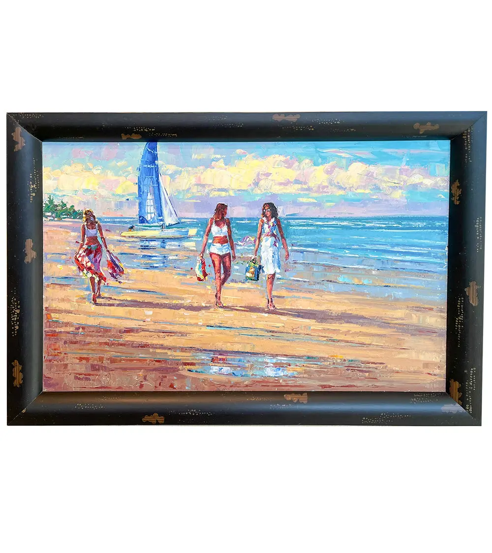 Beach Walk By Roman Czerwinski 1
