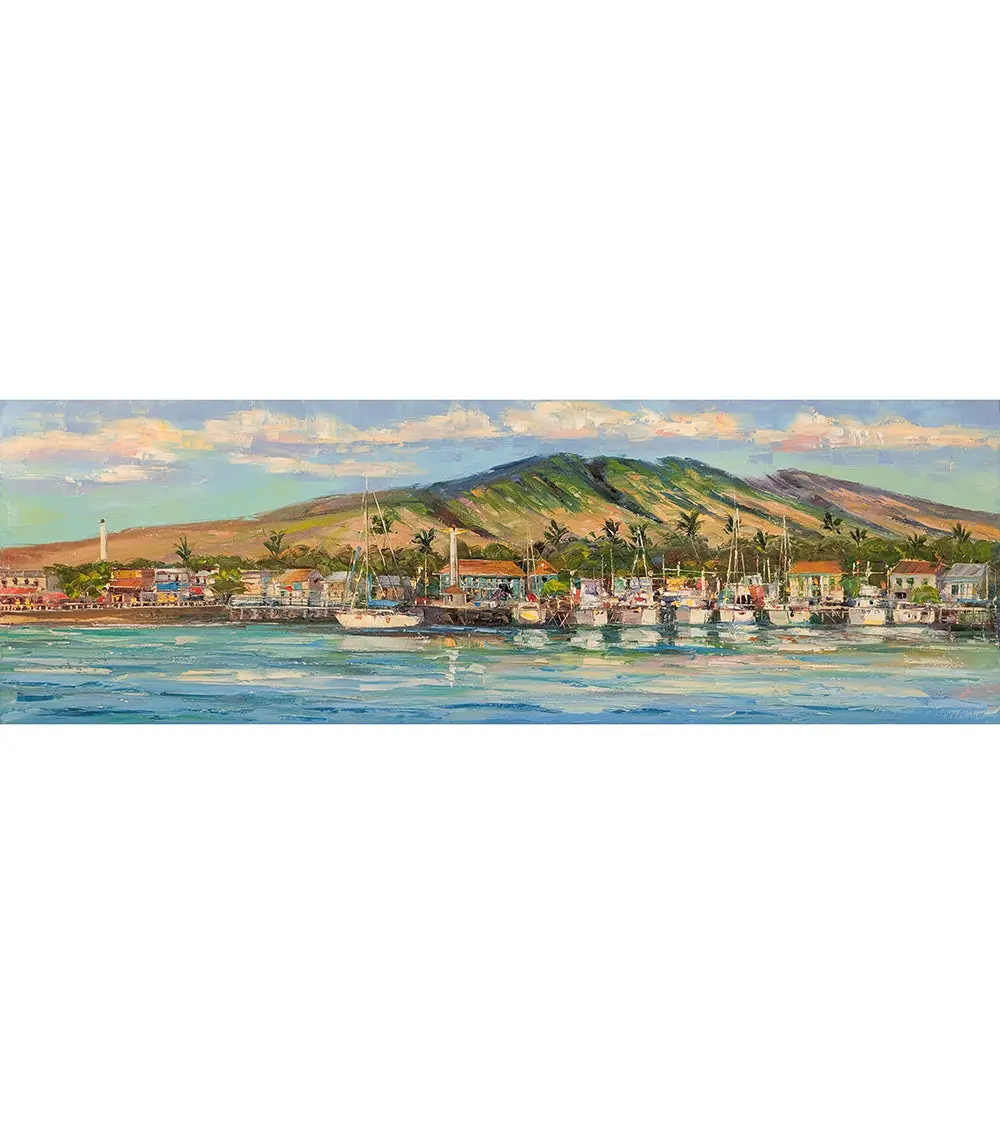Lahaina Panorama By Roman Czerwinski 1