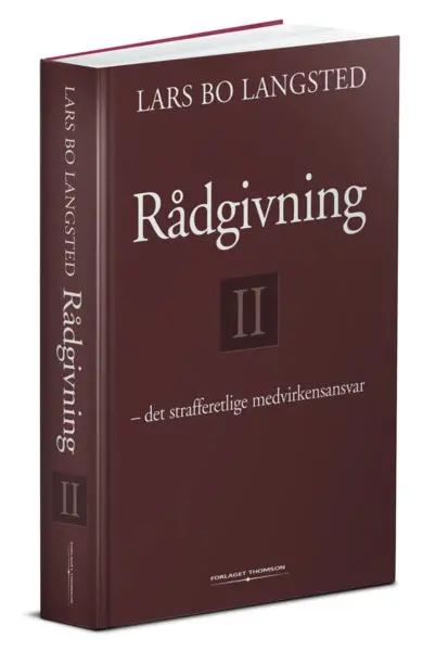 Rådgivning Ll - Det Strafferetlige Medvirkensansvar 1