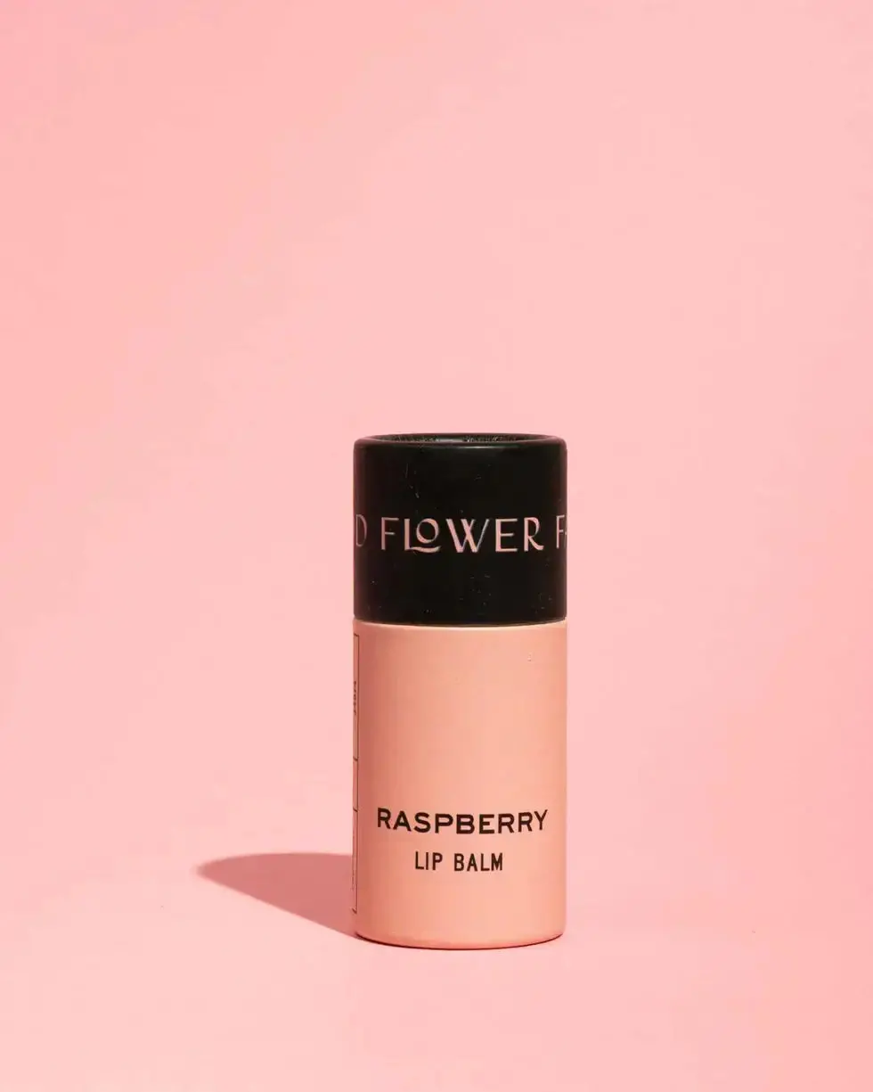 Raspberry Organic Lip Balm – 0.30Oz | Good Flower Farm 1