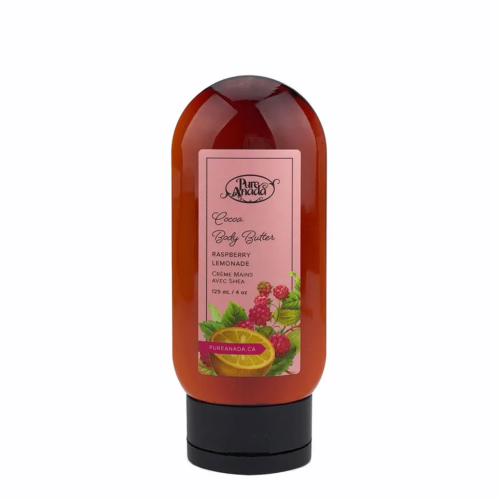 Raspberry Lemonade Natural Cocoa Body Butter 125Ml - Pure Anada 1