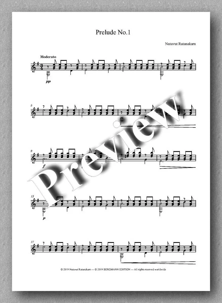 Ratanakarn, Five Preludes 2
