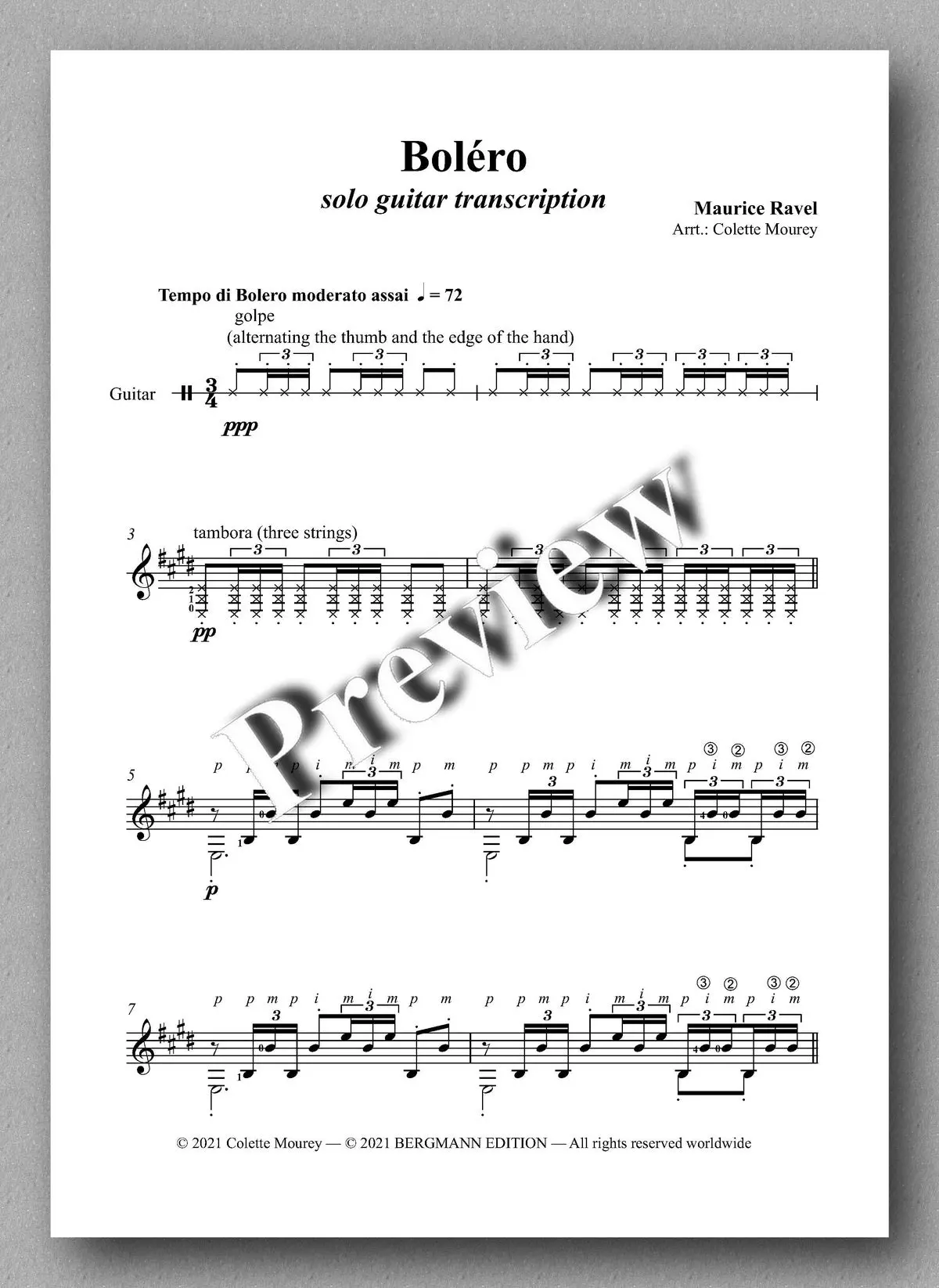 Ravel-Mourey, Bolero 2