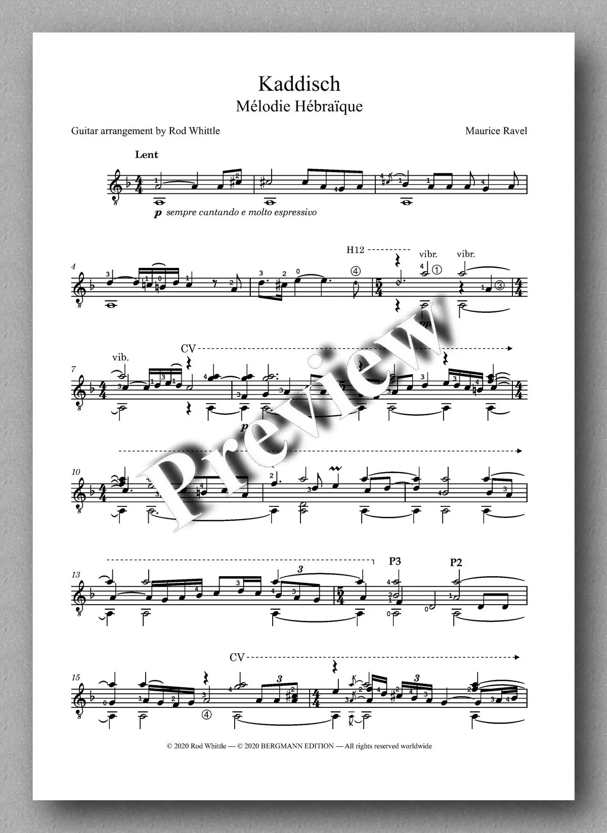 Ravel-Whittle, Five Pieces 2