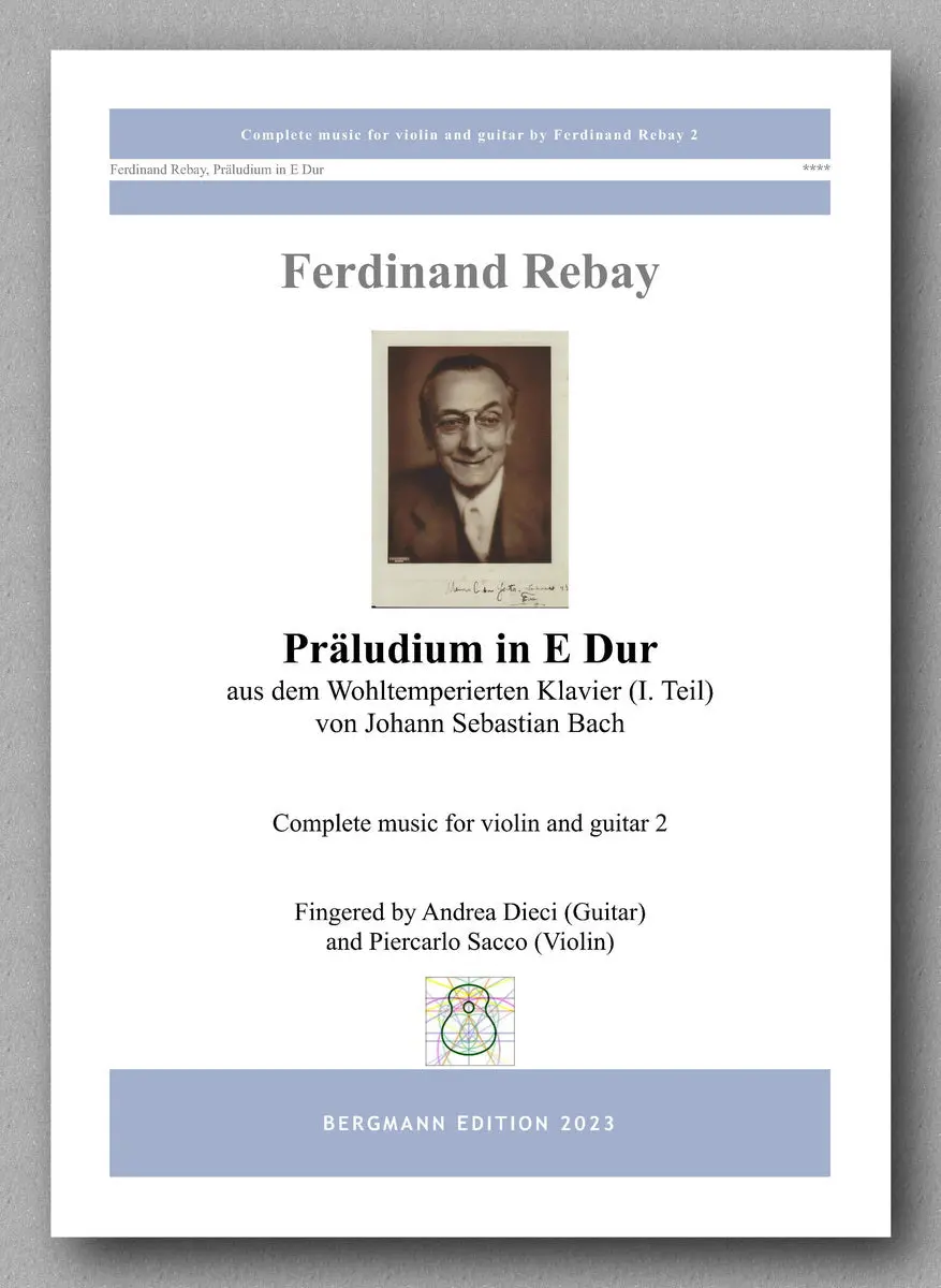 Rebay, Präludium In E Dur (From Bach's "Wohltemperierten Klavier") 1