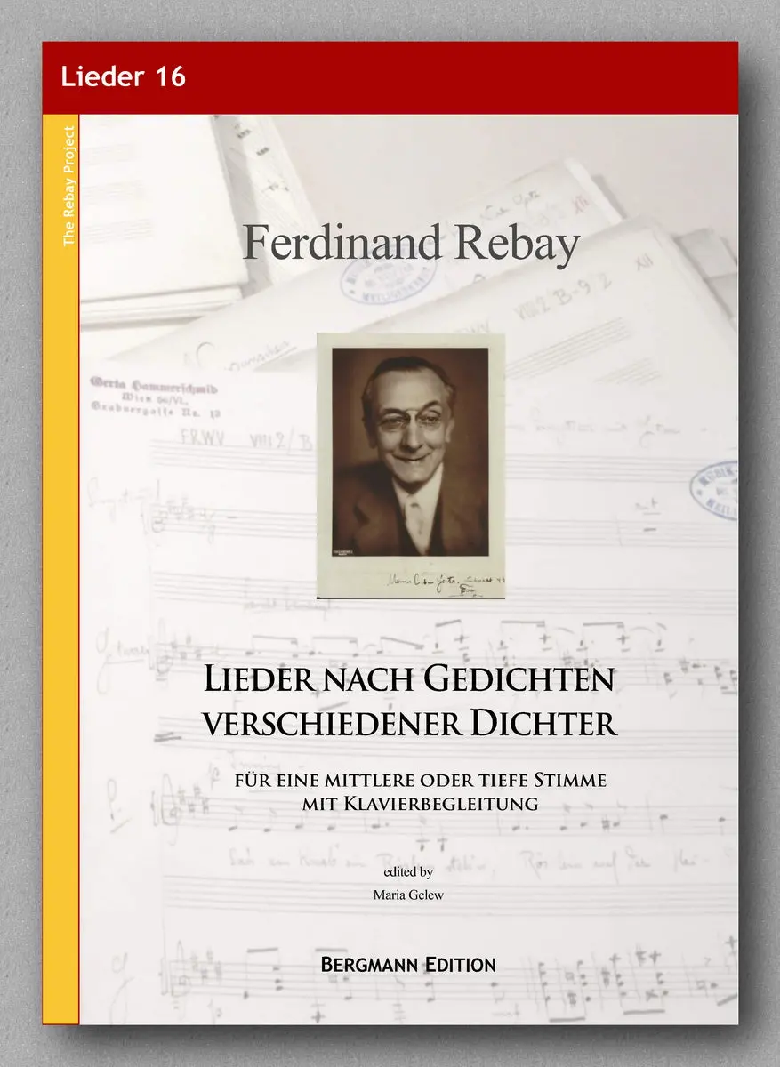 Rebay, Lieder No. 16, Lieder Nach Gedichten Verschiedener Dichter 1