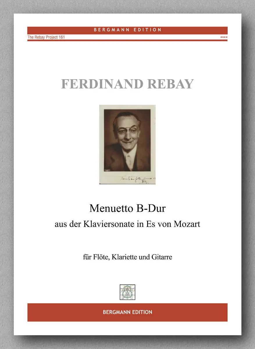 Rebay [161], Menuetto B-Dur Aus Der Klaviersonate In Es Von Mozart 1