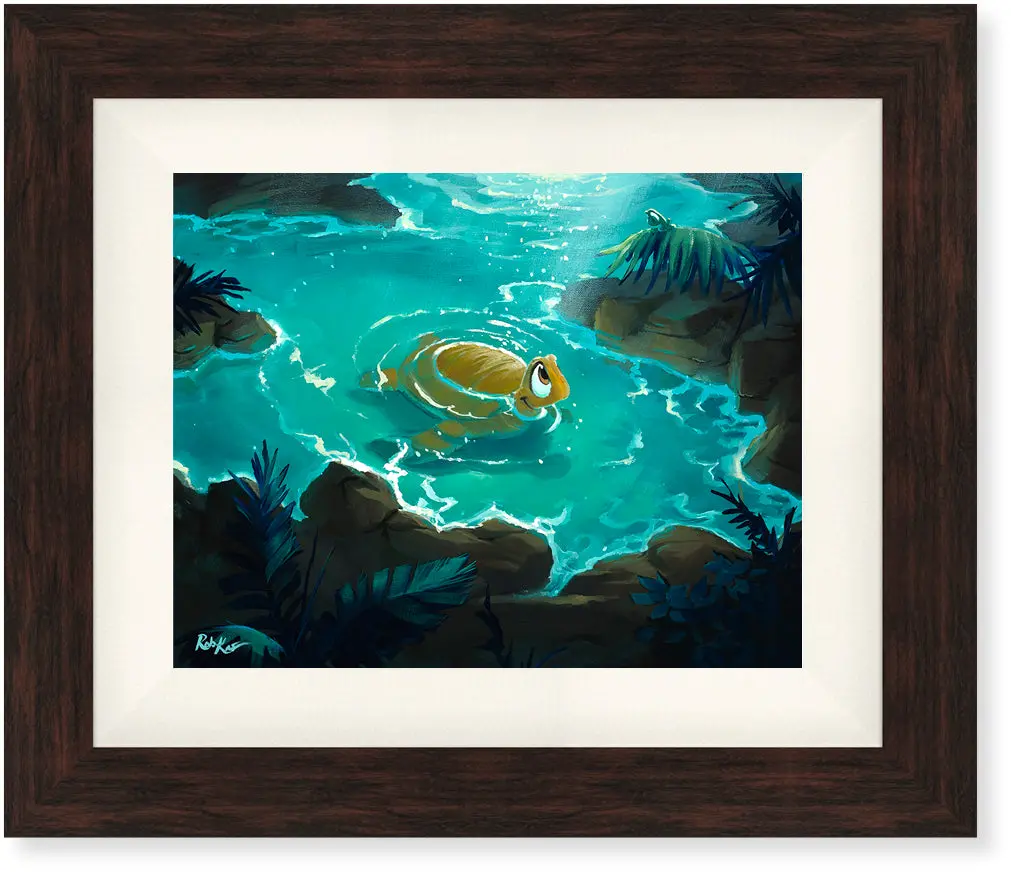 Original Painting: Honu's Tidepool By Rob Kaz 1