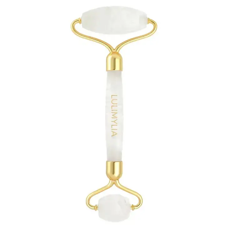 Rock Crystal Glow Jade Roller 1