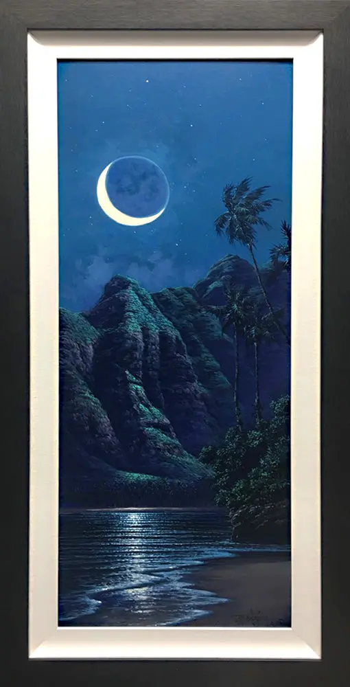 Original Painting: Crescent Moon By Rodel Gonzalez 1
