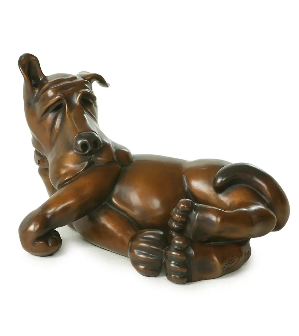 Bronze Sculpture "Rolo" By Marty Goldstein 1