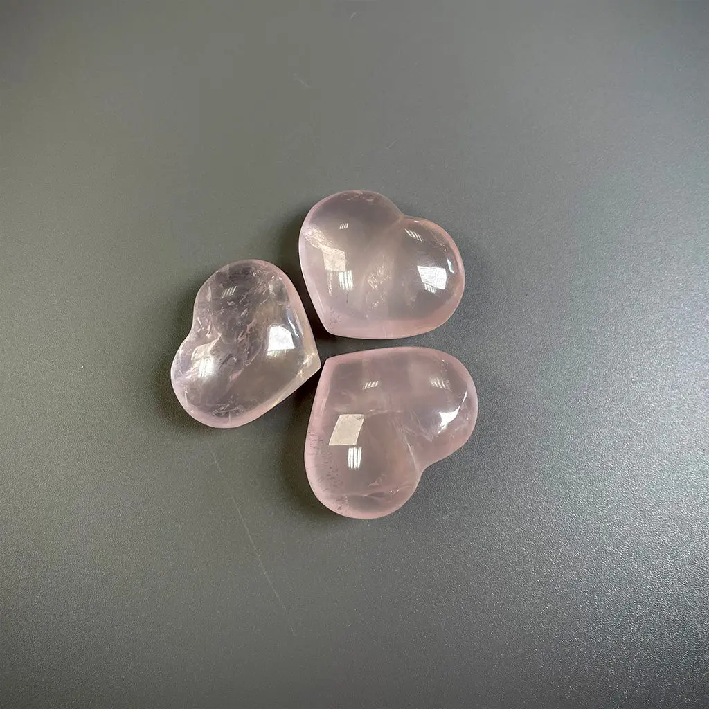 Rose Quartz Heart Crystal 1