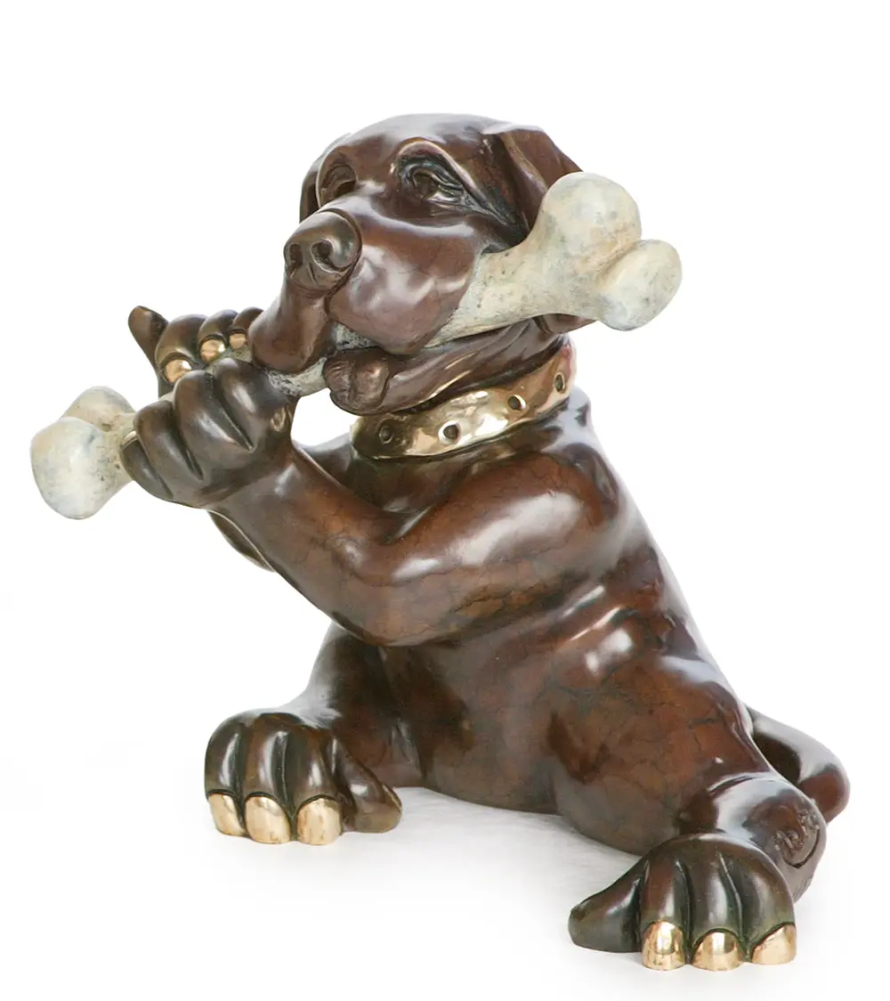 Bronze Sculpture "Rosie" By Marty Goldstein 1