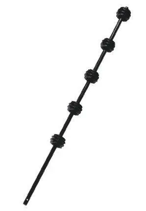 Nemtek Round Bar Wall Top Bracket - 6 Wire 4