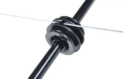 Nemtek Round Bar Wall Top Bracket - 6 Wire 8