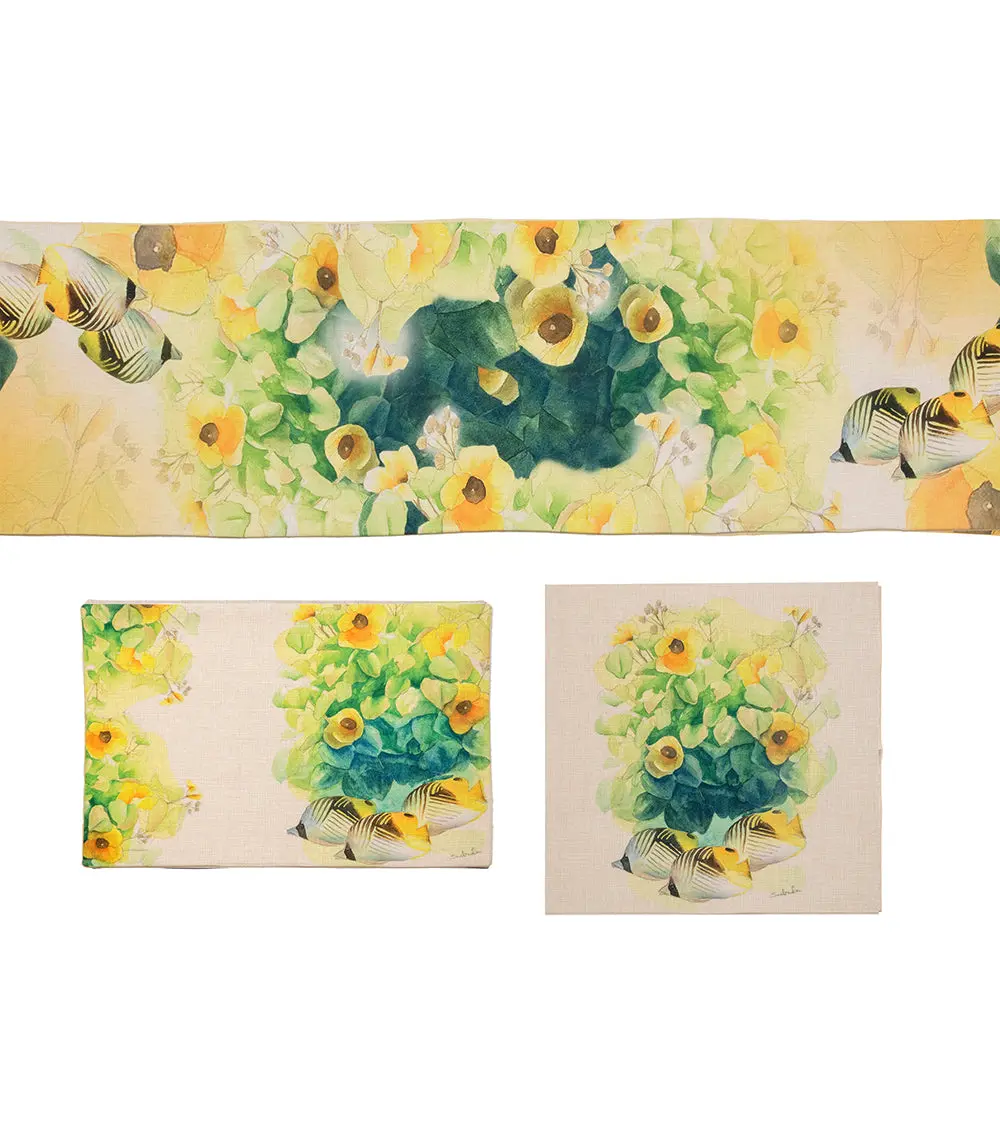 "Pahau Fish" Table Runner Set By Sabado 1