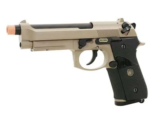 We M9 Gas Blowback Pistol (Tan) 1