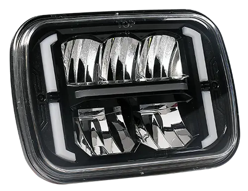 Speeddemon 5X7 Dot/Sae Sealed Beam Replacement Headlight - Combination Beam 1