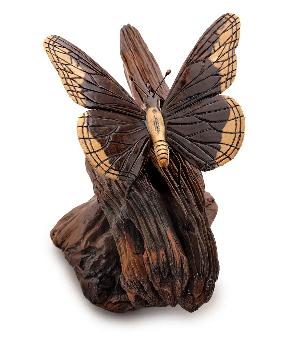 Wood Sculpture "Kamehameha Butterfly #32" By Craig Nichols 1