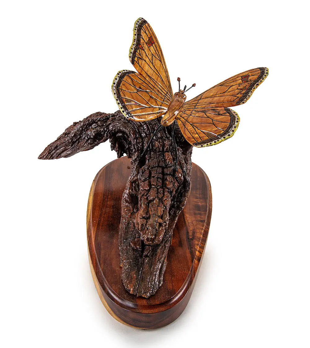 Wood Sculpture "Butterfly #27" By Craig Nichols 1