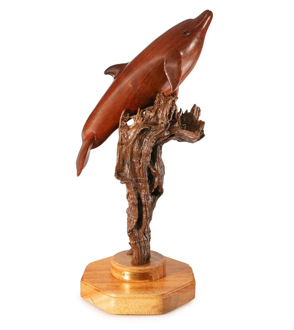 Koa Wood Sculpture "Majestic Moment" By Craig Nichols 1