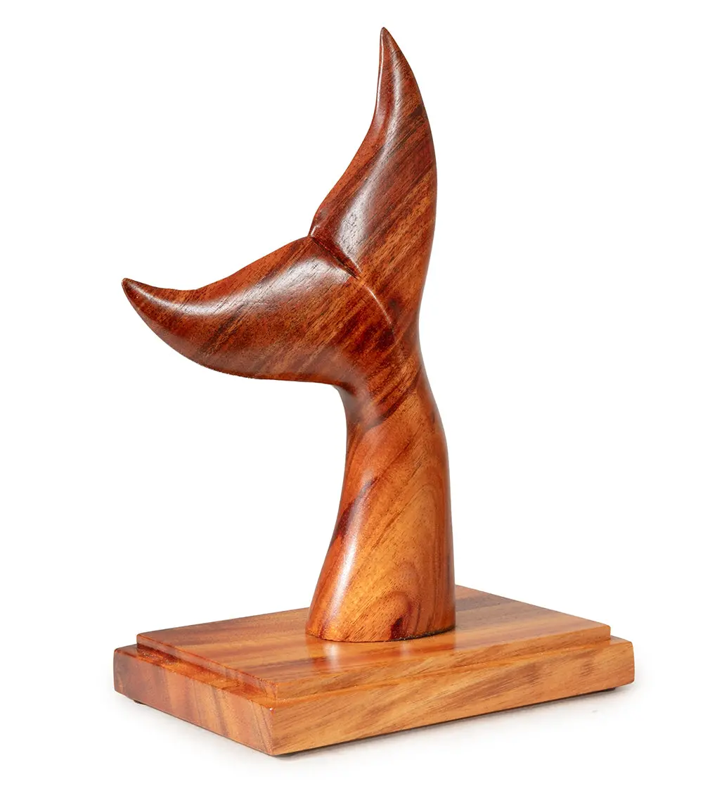 Wood Sculpture "Whale Tail" By Craig Nichols 1
