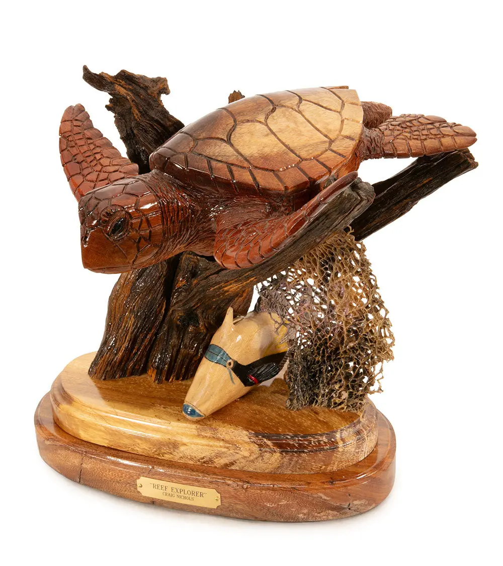 Wood Sculpture "Reef Explorer" By Craig Nichols 1