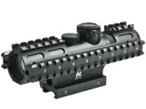 New Ncstar 2-7X32mm Rifle Scope 3 Rail   Weaver Mount Sighting S 1