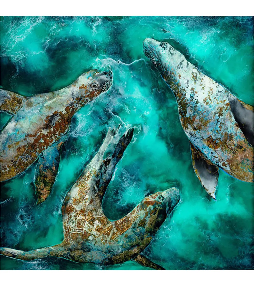 Limited Edition Acrylic Print "Best Friends" By Josh Serafin 1