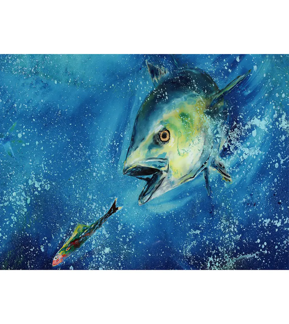 Limited Edition Acrylic Print "Feeding" By Josh Serafin 1