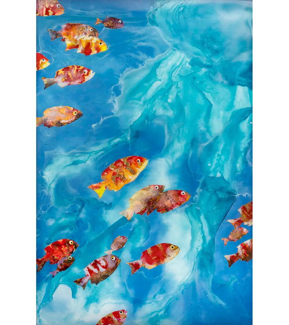 Limited Edition Acrylic Print "Making New Friends" By Josh Serafin 1
