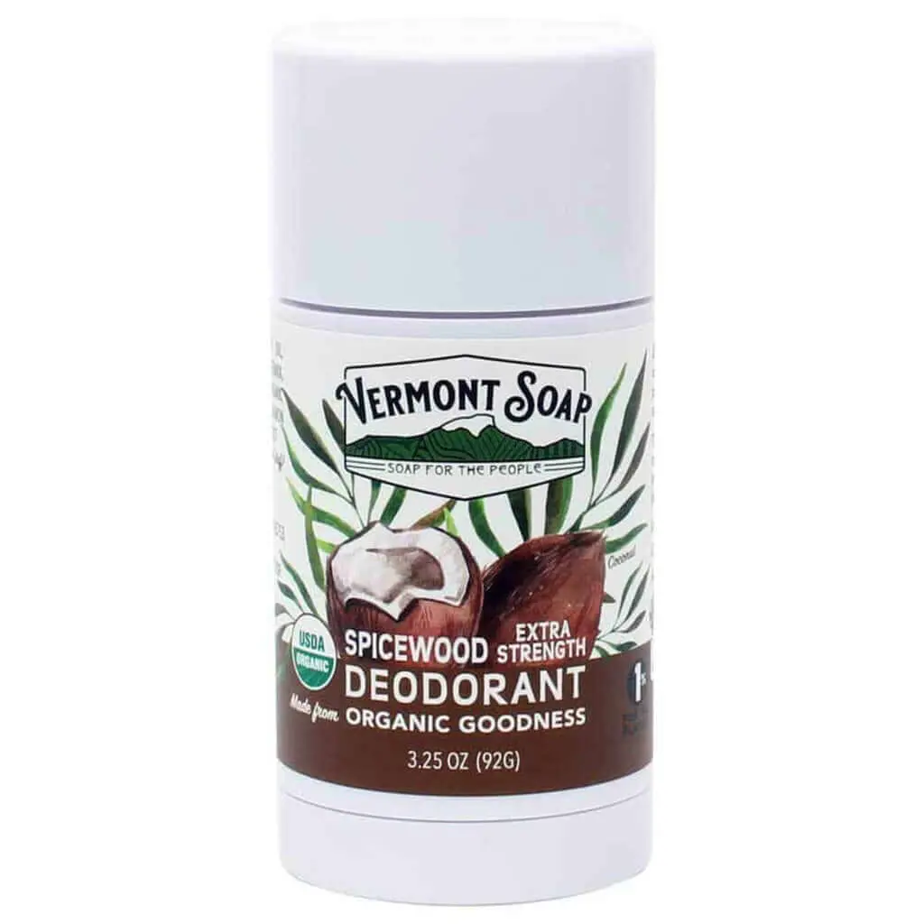 Spicewood Extra Strength Organic Deodorant 3.25Oz / 92G - Vermont Soap 1