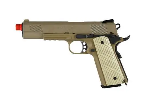 1911 Meu Soc Pistol(Desert Combat) W- Tan Grips 1