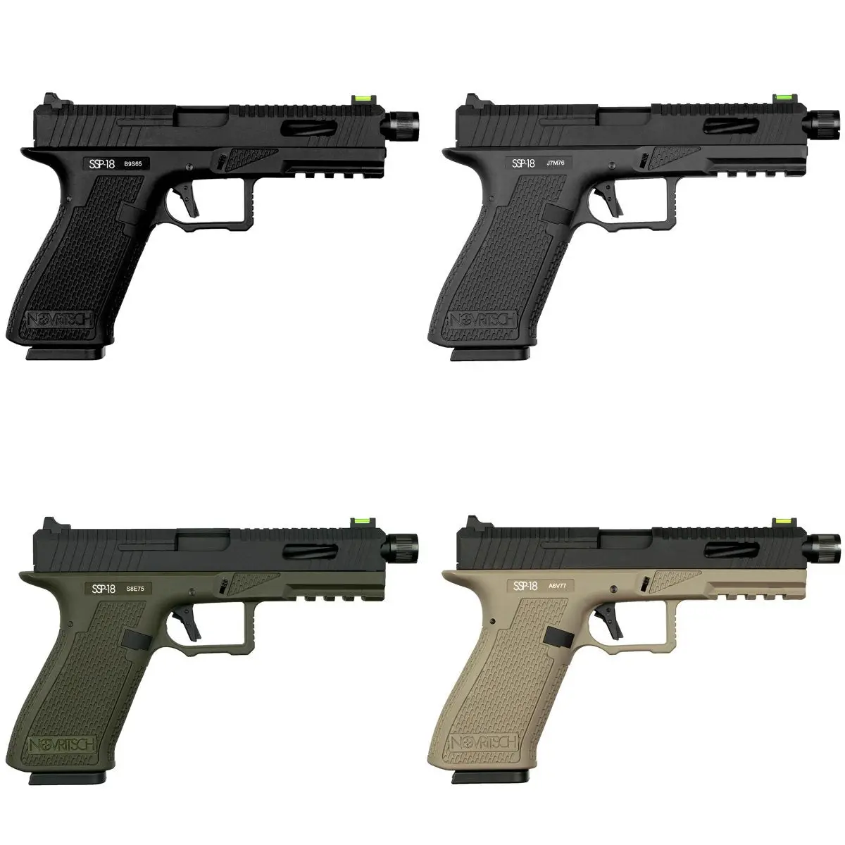 Novritsch Ssp18 Semi / Full Auto Full Blowback Airsoft Pistol 3