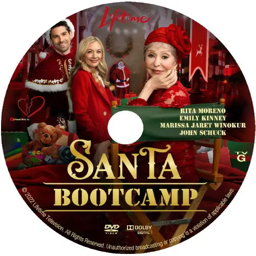 Santa Bootcamp Dvd Lifetime Christmas Movie 2022 1