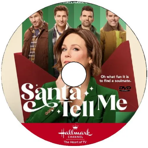 Santa Tell Me Dvd Movie 2024 Erin Krakow, Daniel Lissing 1