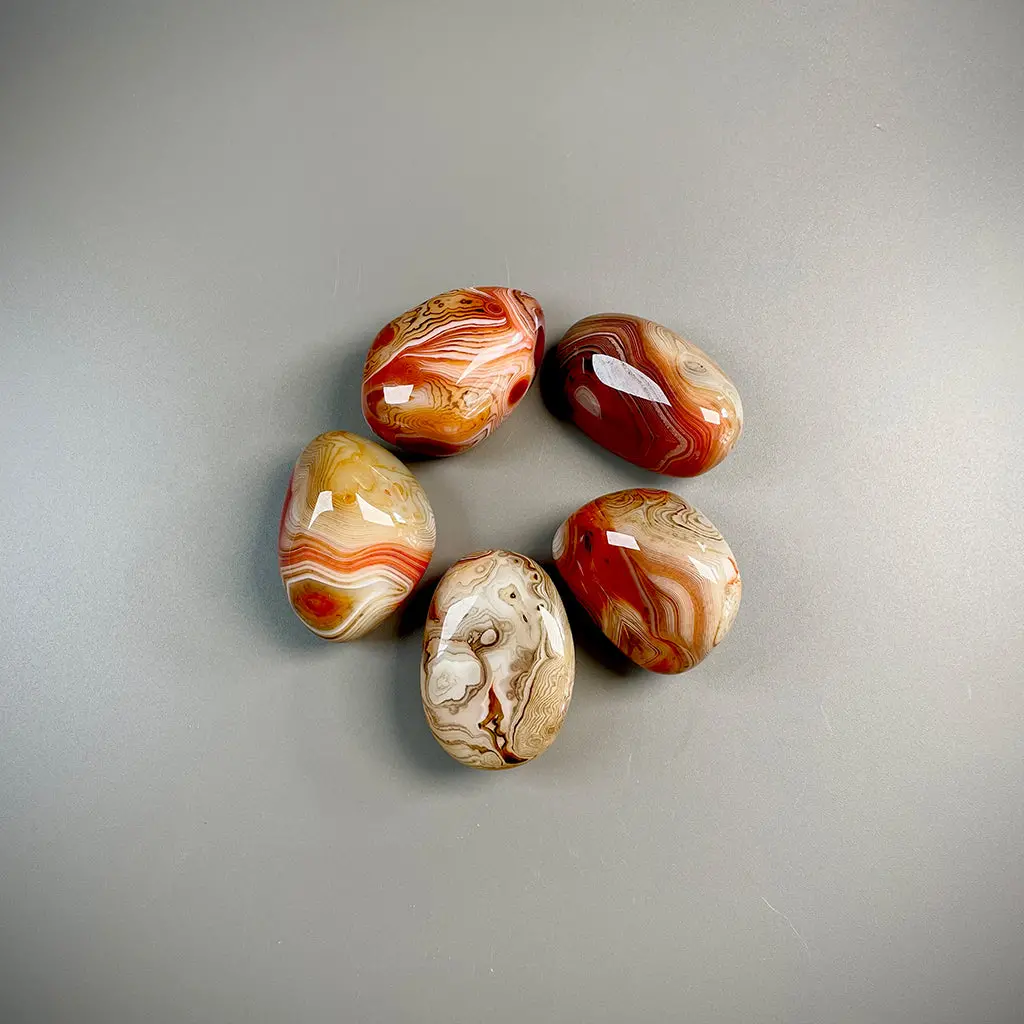 Sardonyx Crystal Palm Stone – Grounding And Empowering Energy 1
