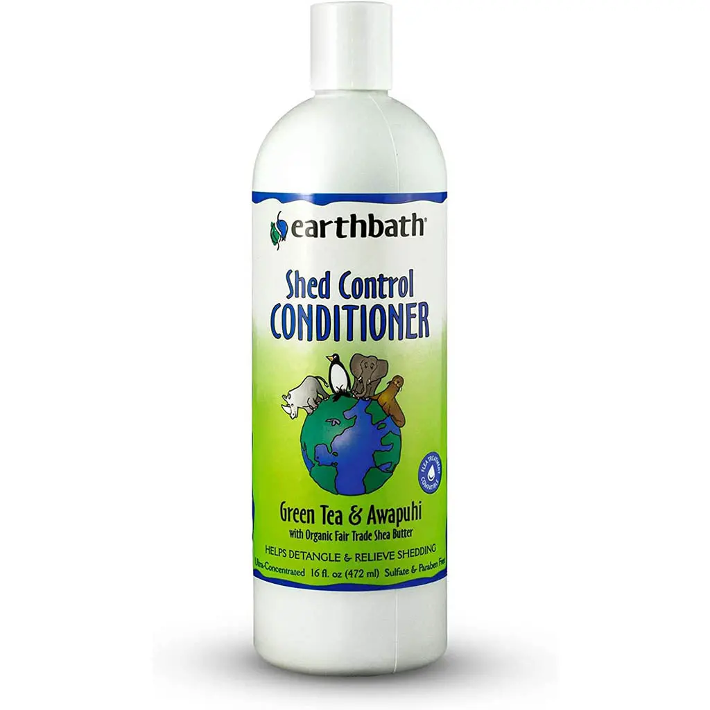 Dog Conditioner Earthbath Shed Control - Green Tea & Awapuhi 472Ml 2