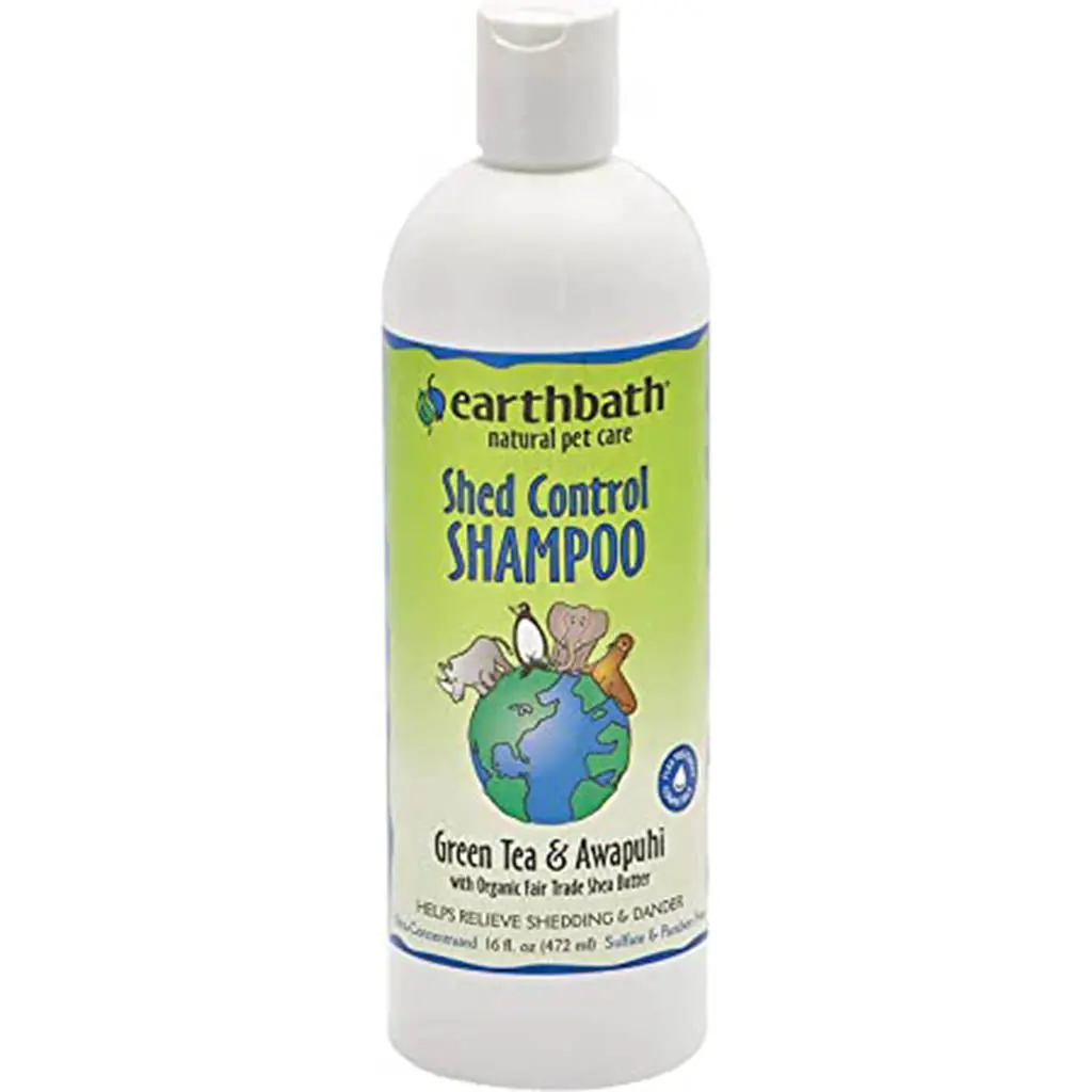 Dog Shampoo Earthbath Shed Control - Green Tea & Awapuhi 472Ml 2