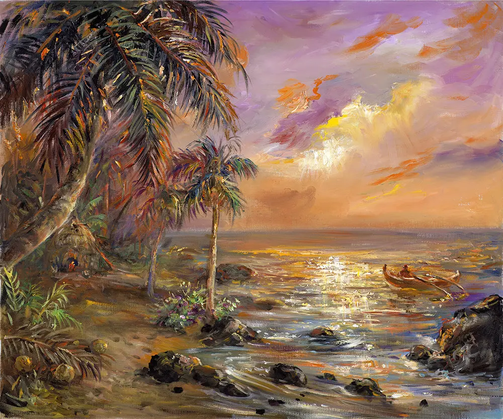 Shimmering Palm Trees By Eva Makk 1