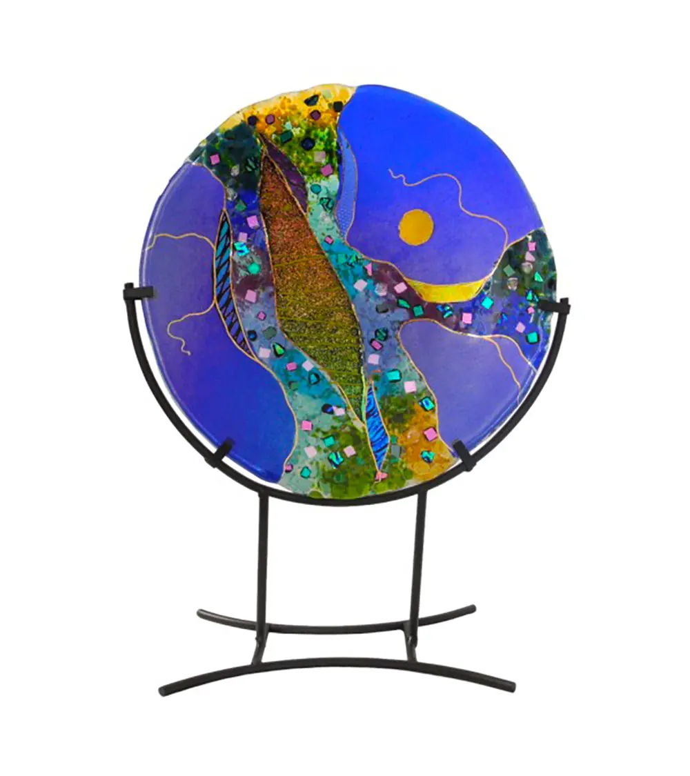 Small Moon Sculpture On Stand 1