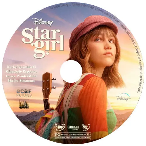 Stargirl Dvd Disney Movie 2020 - Grace Vanderwaal 1